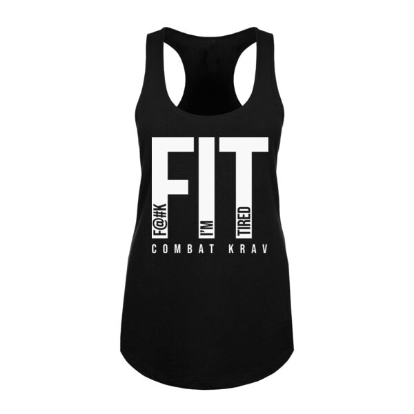 F@#K I'M TIRED - WOMEN'S FITTED TANK - $9FDEMH$ Thumbnail